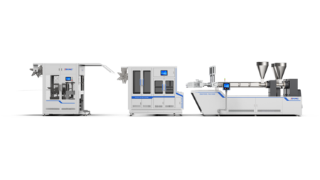 Disposable food box fully automatic vacuum forming production line